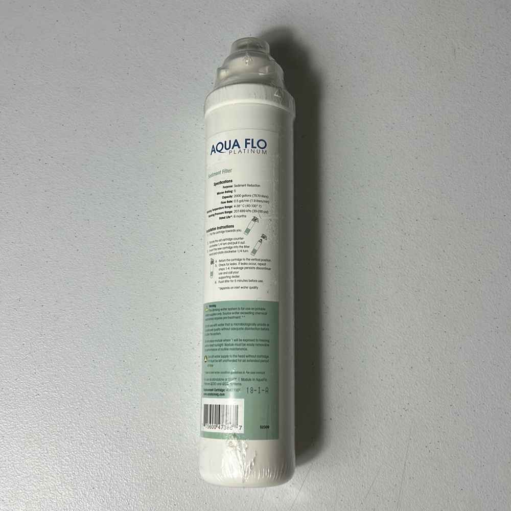 Genuine Replacement Cartridge for Aqua Flo Platinum Reverse Osmosis Systems